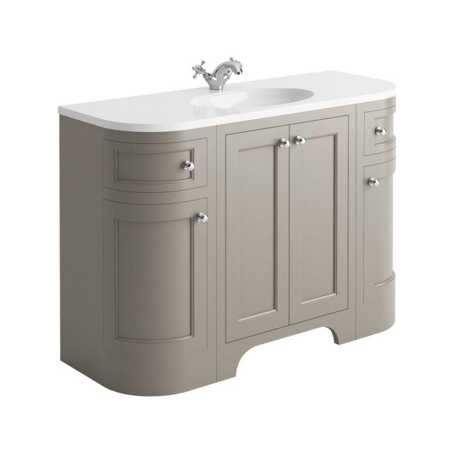 HARRPACK002 - Harrogate Brunswick 1200mm Curved Vanity Unit - Coa Living