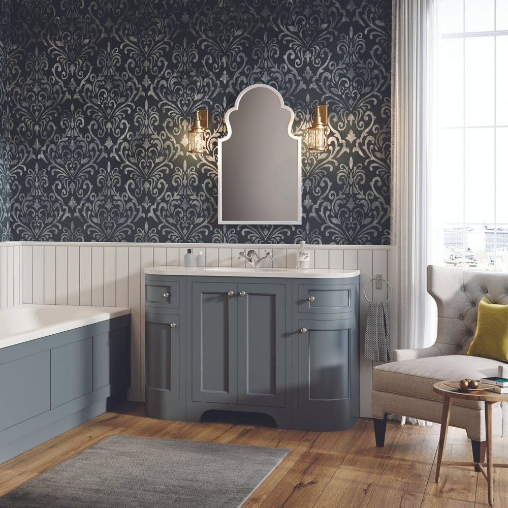 HARRPACK003 - Harrogate Brunswick 1200mm Curved Vanity Unit - Coa Living