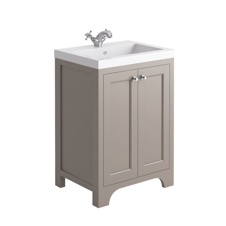 HARRPACK005 - Harrogate Brunswick 600mm Vanity Unit with Ceramic Basin - Coa Living