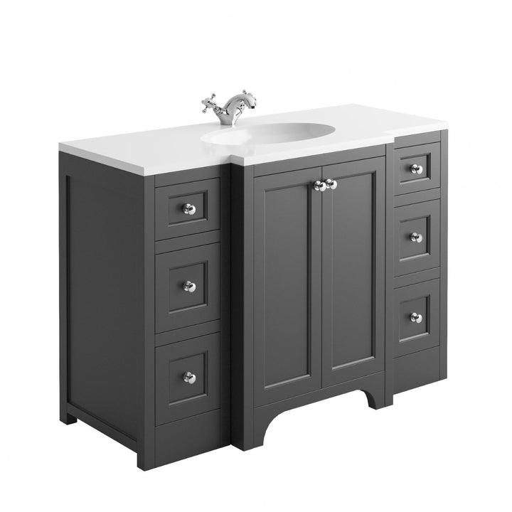 HARRPACK029 - Harrogate Brunswick 1200mm Vanity Unit - Coa Living