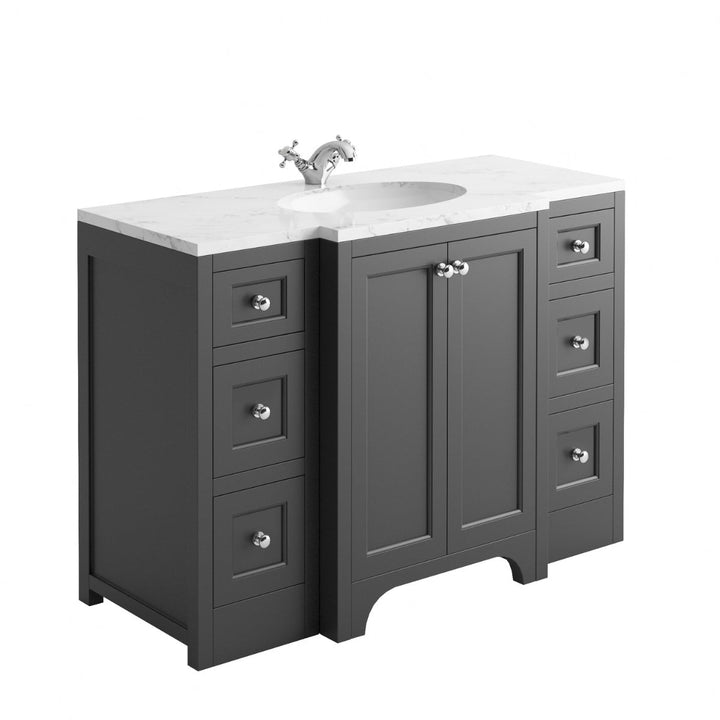 HARRPACK030 - Harrogate Brunswick 1200mm Vanity Unit - Coa Living