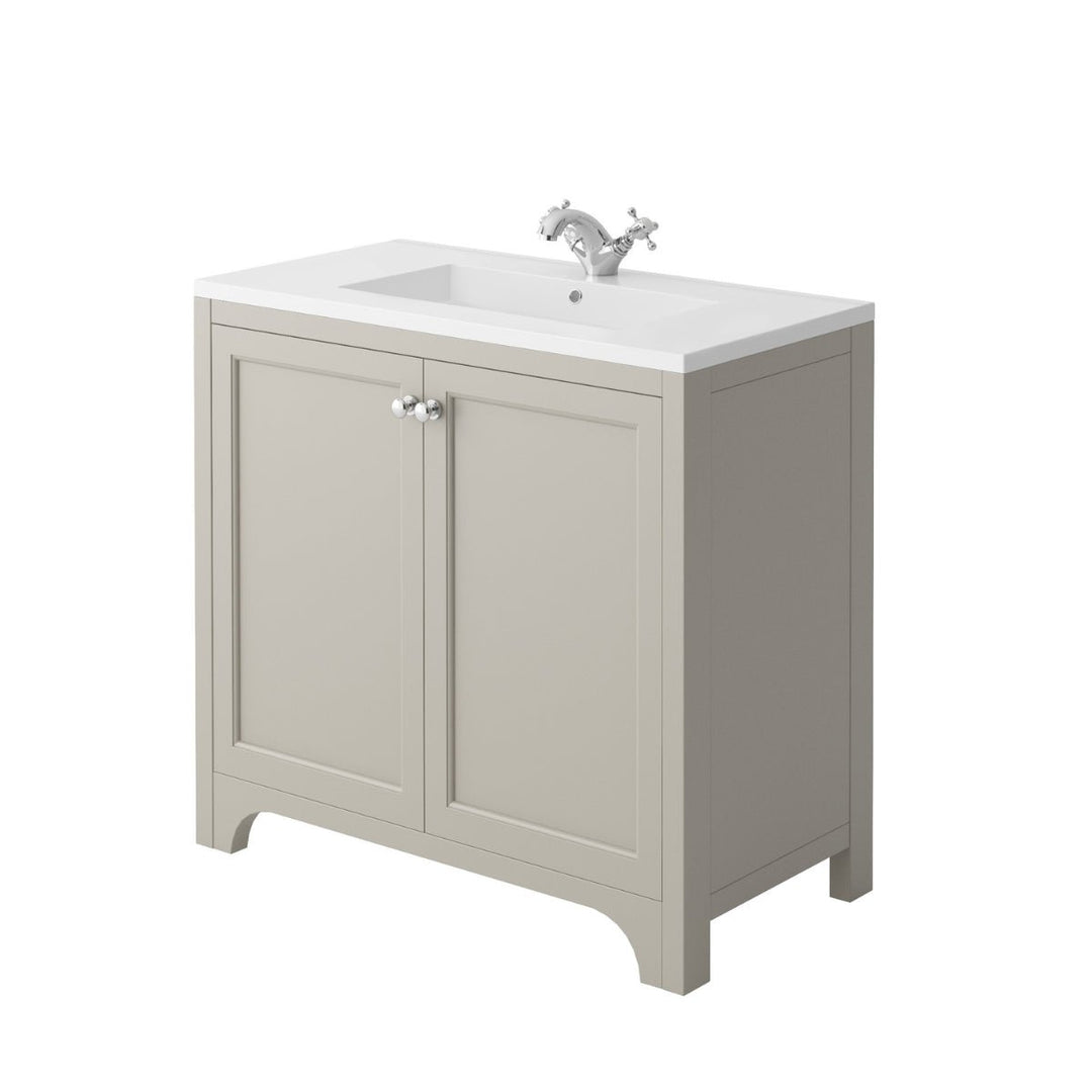 HARRPACK031 - Harrogate Brunswick 900mm Vanity Unit with Ceramic Basin - Coa Living