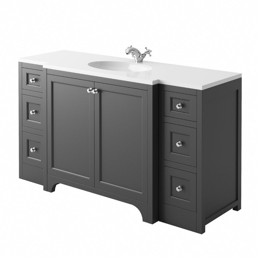 HARRPACK056 - Harrogate Brunswick 1500mm Vanity Unit - Coa Living