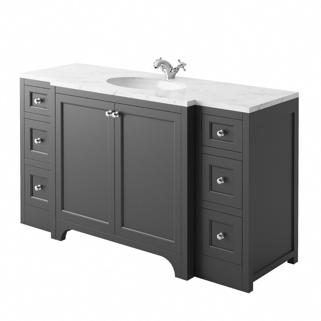 HARRPACK057 - Harrogate Brunswick 1500mm Vanity Unit - Coa Living