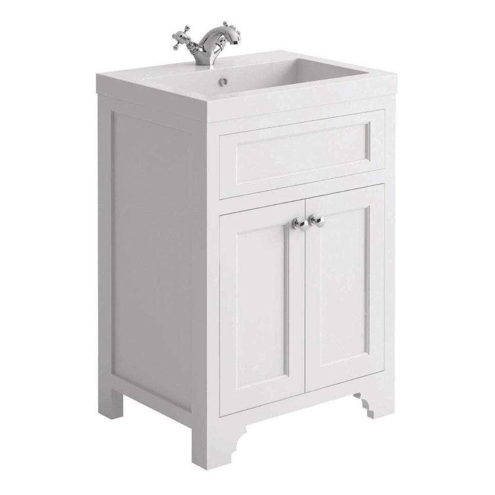 HARRPACK058 - Harrogate Ripley 600mm Vanity Unit with Ceramic Basin - Coa Living