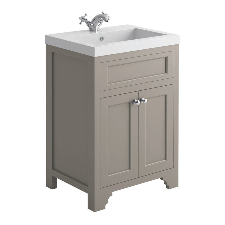 HARRPACK058 - Harrogate Ripley 600mm Vanity Unit with Ceramic Basin - Coa Living