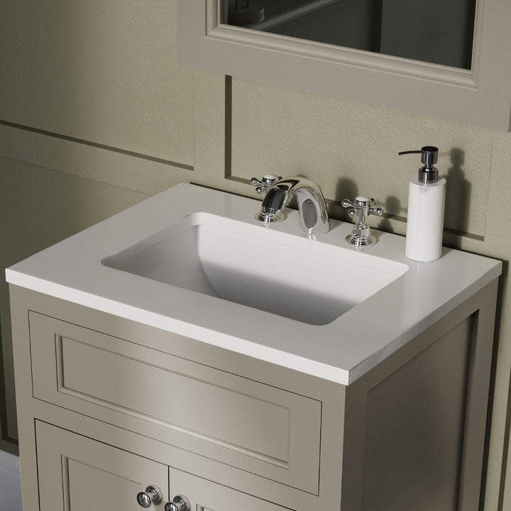 HARRPACK063 - Harrogate Ripley 600mm Vanity Unit with Undermount Basin - Coa Living