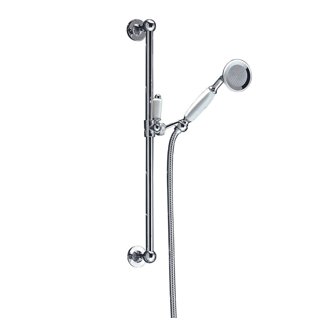 HARRPACK096 - Harrogate Traditional Thermostatic Shower Set Three in Chrome - Coa Living