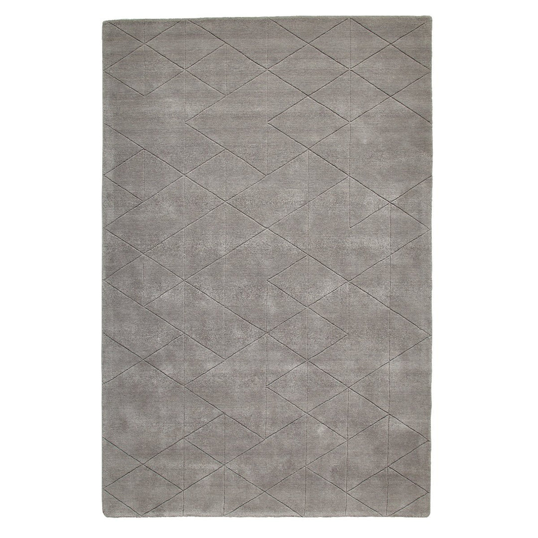 KB2025GRY1217 - Kasbah KB2025 Hand Tufted Wool Rug - Coa Living