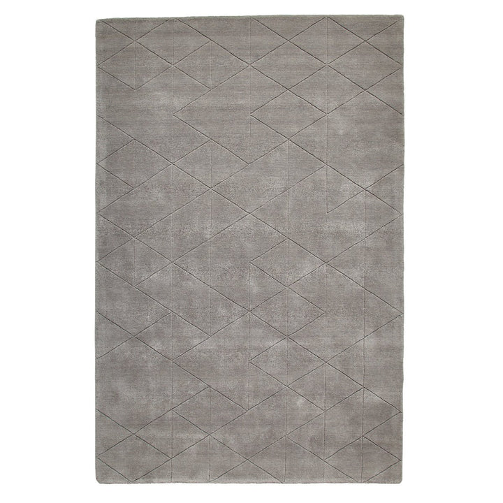 KB2025GRY1217 - Kasbah KB2025 Hand Tufted Wool Rug - Coa Living