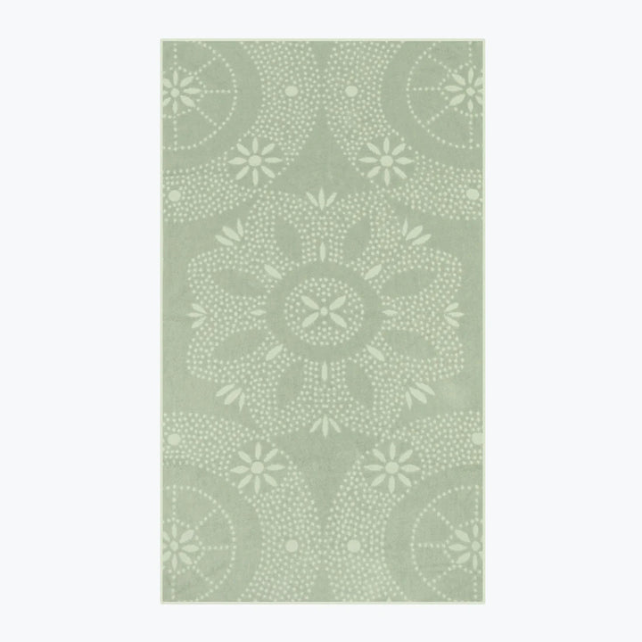 MARRAKESHHANDGREY - Marrakesh Floral Patterned Towels - Coa Living