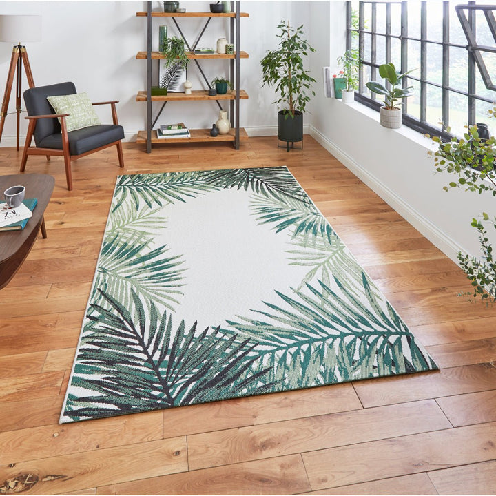 MIA19435LTBGEGRN1217 - Miami 19435 Weatherproof Outdoor Rug - Coa Living