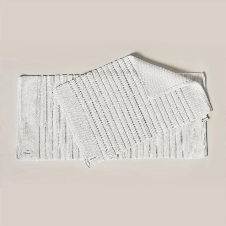 MISONAORGCOTMATWHITE - Misona Organic Cotton Bath Mat - Coa Living