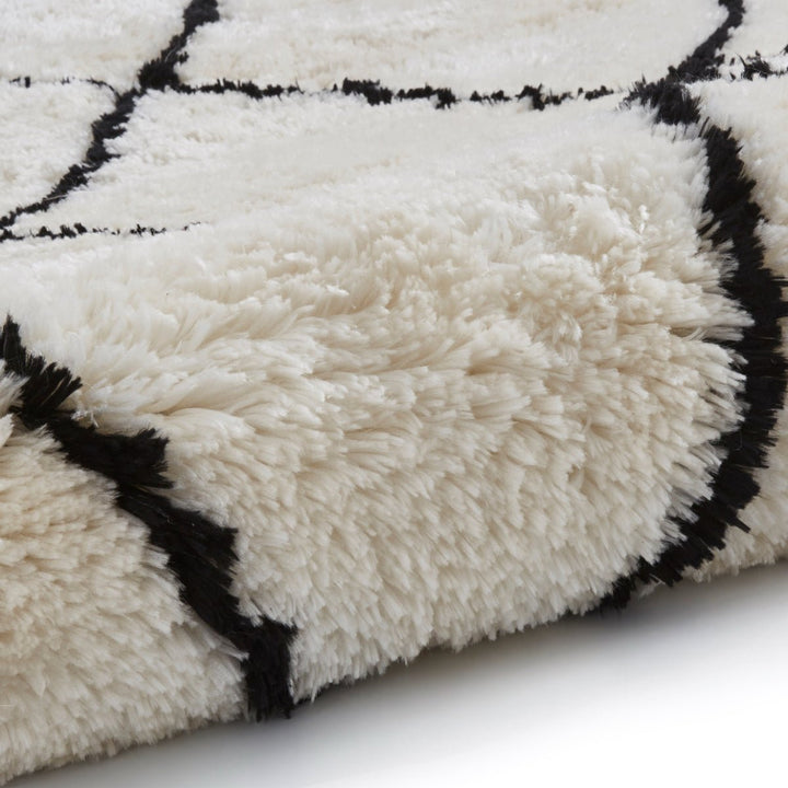 MOR2491IVYBLK1217 - Morocco 2491 Hand Tufted Shaggy Rug - Coa Living