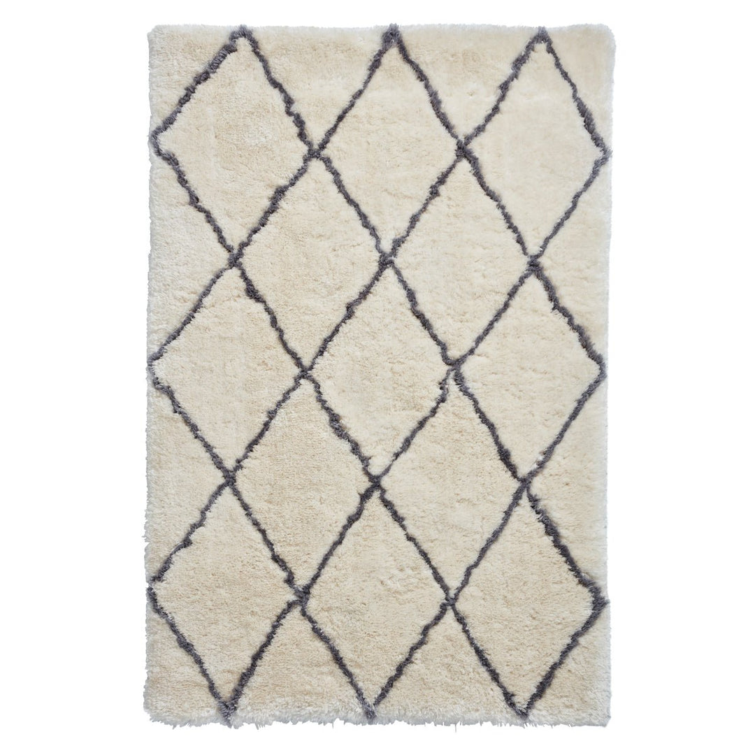 MOR2491IVYGRY1217 - Morocco 2491 Hand Tufted Shaggy Rug - Coa Living