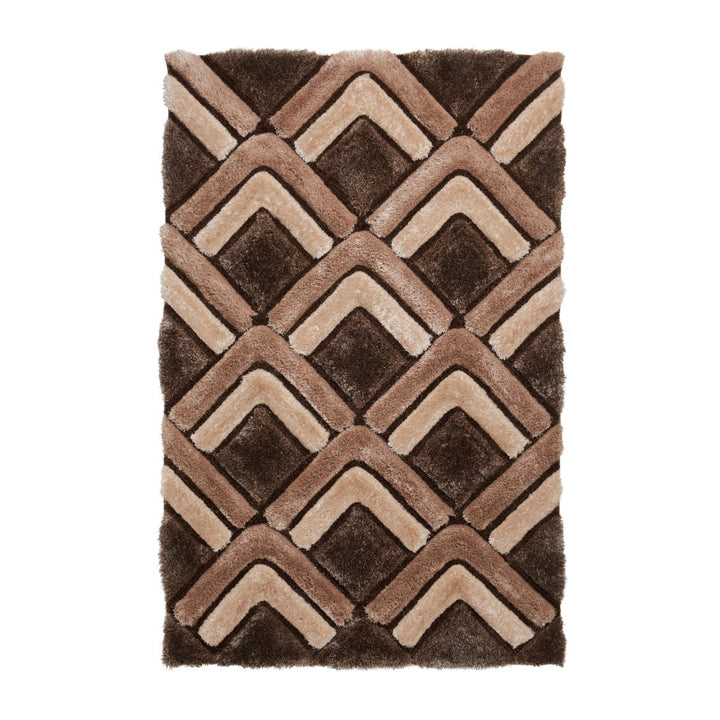 NH8199BROWN1217 - Noble House NH8199 Hand Tufted Shaggy Rug - Coa Living