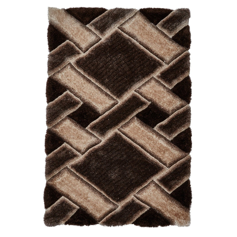 NH9716BGEBRN1217 - Noble House NH9716 Hand Tufted Shaggy Rug - Coa Living