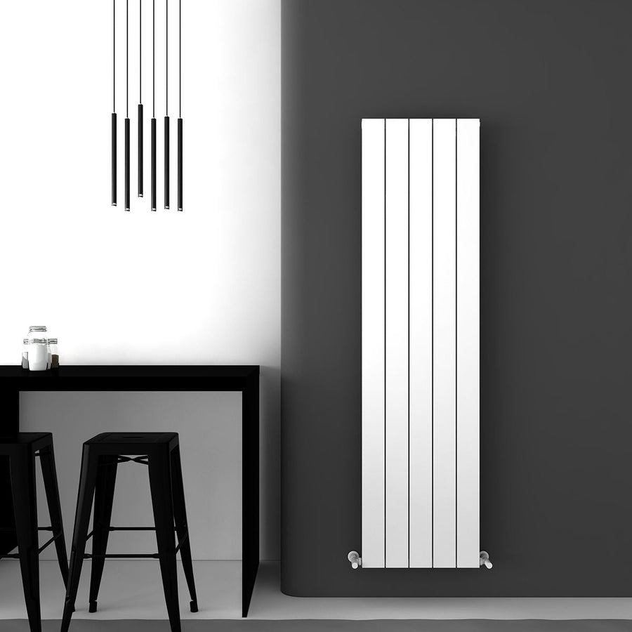 NMD 0280180003 TXW - Carisa Nemo Double Aluminium Central Heating Radiator in Textured White - Coa Living