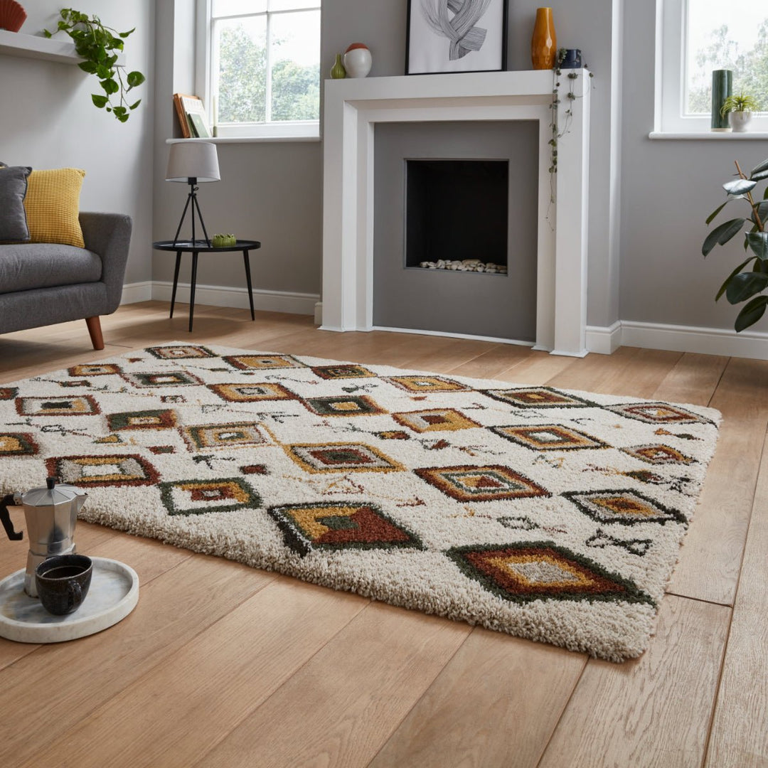 RNA636BGEMLTIL1217 - Royal Nomadic A636 Shaggy Rug - Coa Living