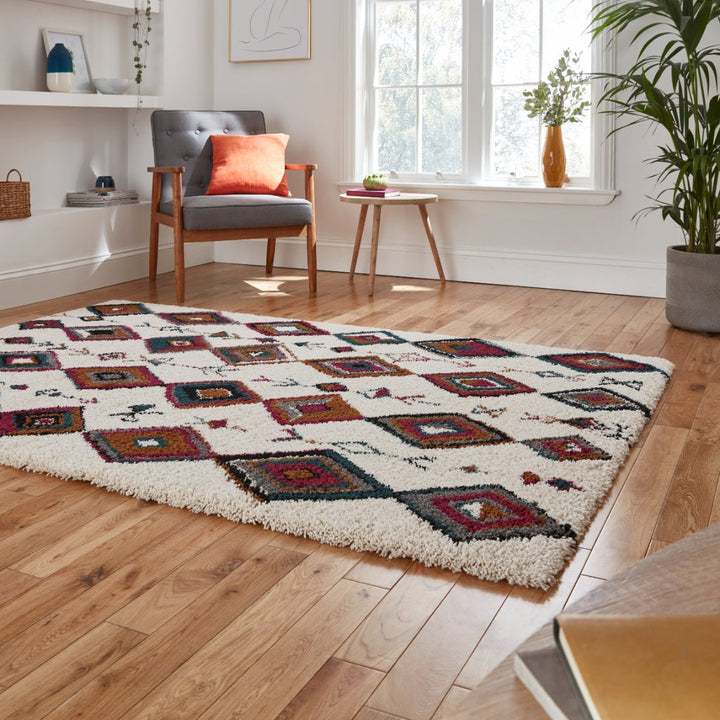 RNA636CRMMLTI1217 - Royal Nomadic A636 Shaggy Rug - Coa Living