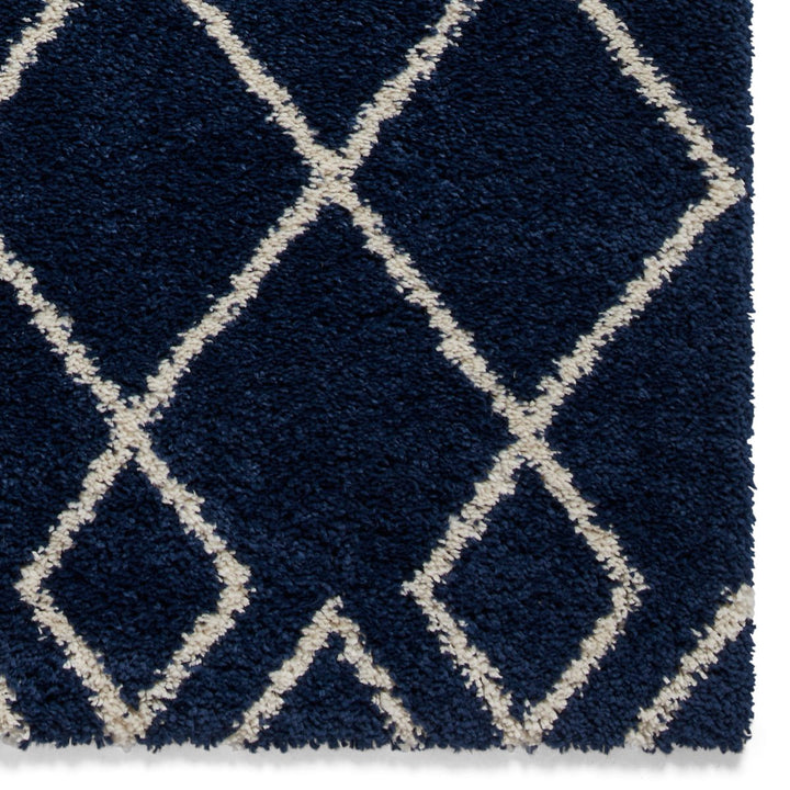 RNA638NAVY1217 - Royal Nomadic A638 Shaggy Rug - Coa Living