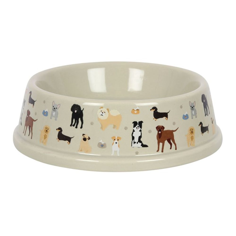 S03720525 - Dog Print Food Bowl - Coa Living