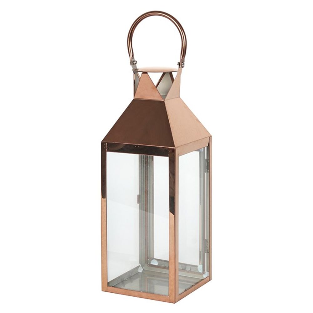 S03720614 - Large Copper Lantern - Coa Living