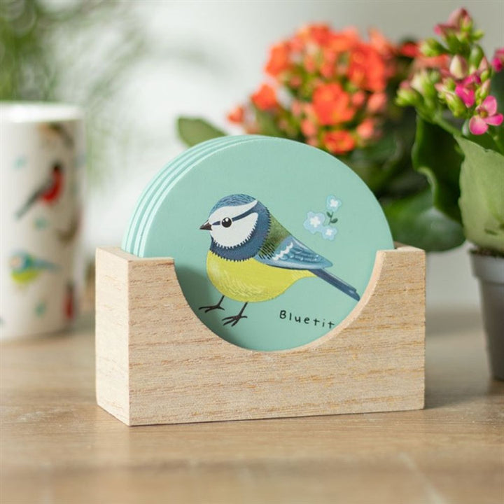 S03720617 - British Garden Birds Coaster Set - Coa Living