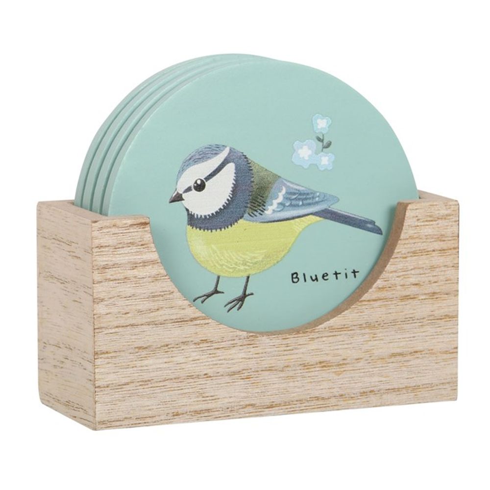 S03720617 - British Garden Birds Coaster Set - Coa Living