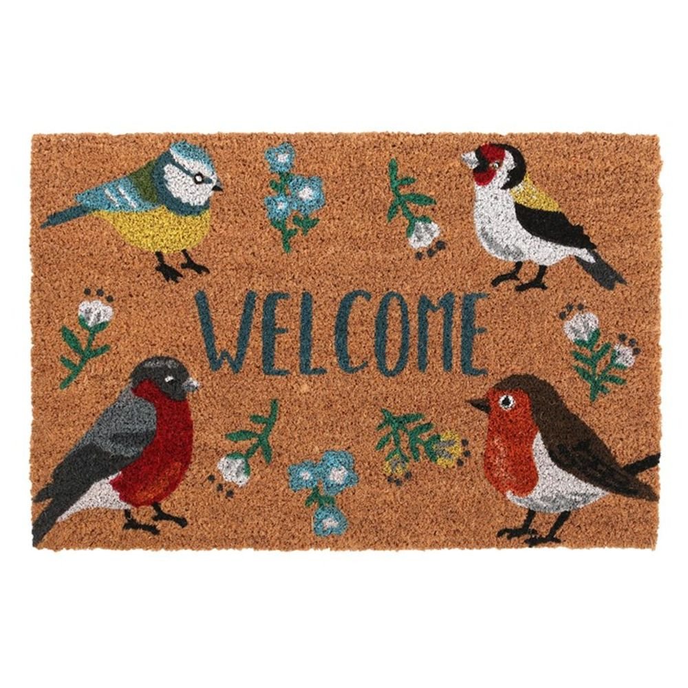 S03720765 - Natural British Garden Birds Doormat - Coa Living