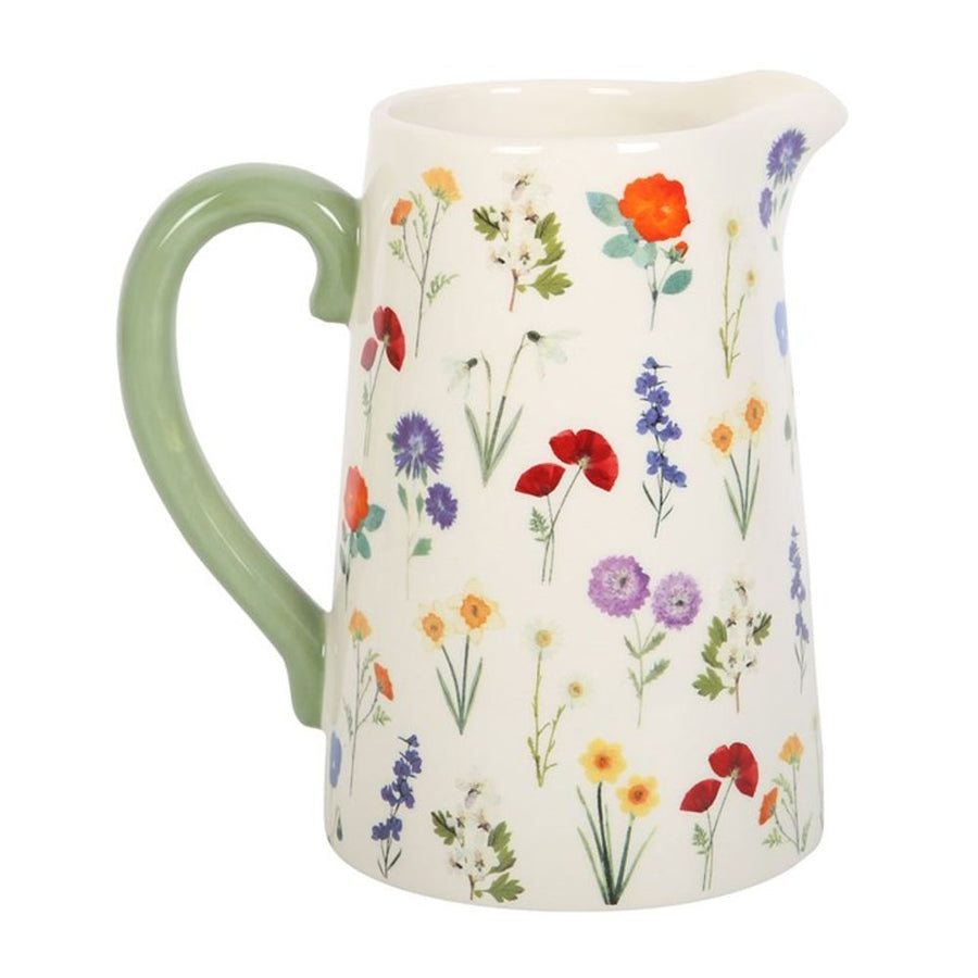 S03722936 - 17cm Wildflower Ceramic Flower Jug - Coa Living