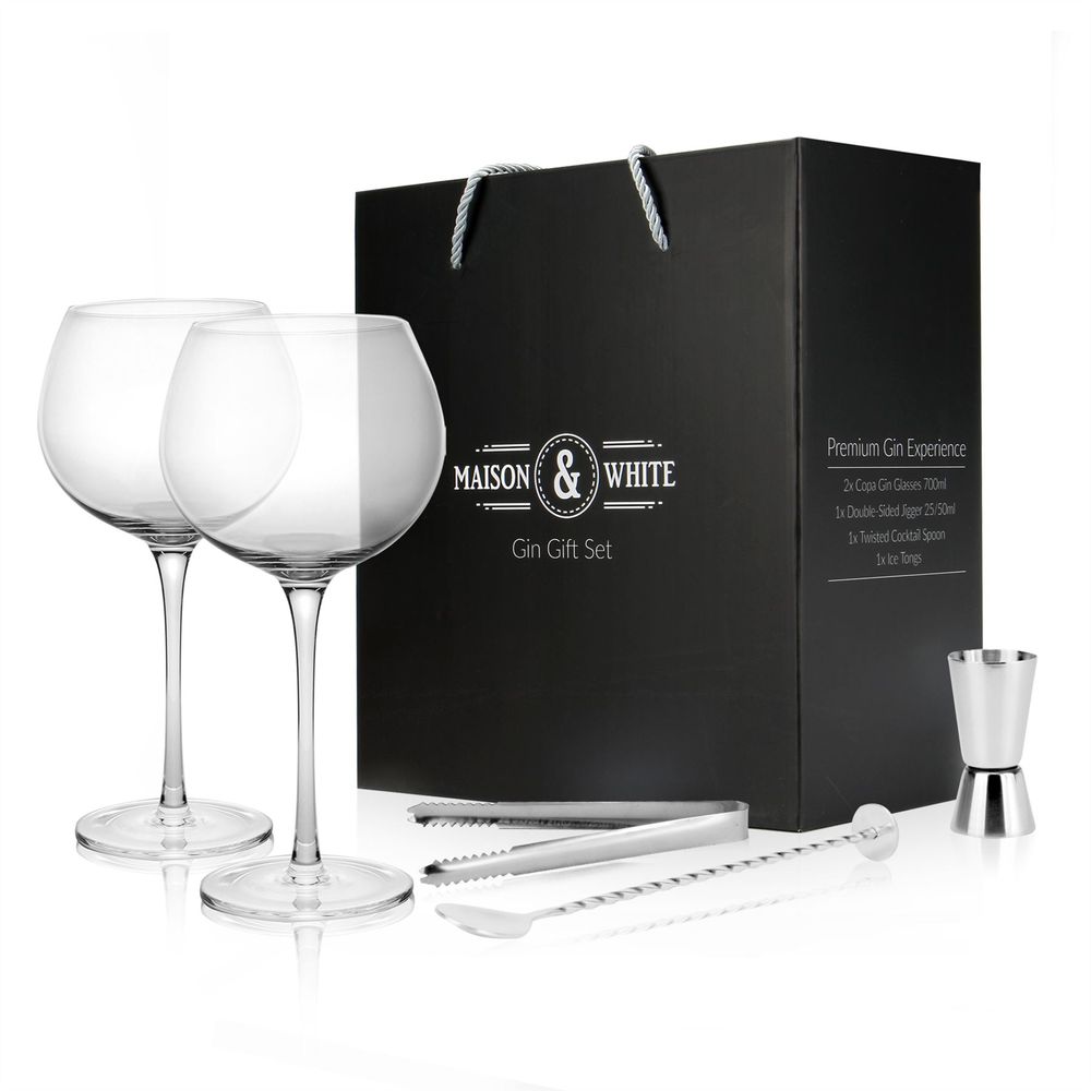 S0671145239 - Maison & White Gin Glass Gift Set - Coa Living