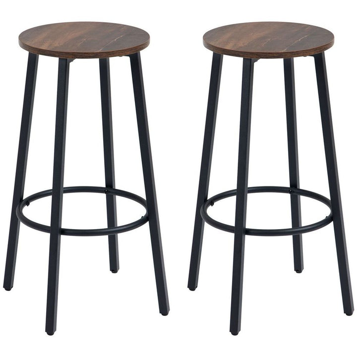 S0671148955 - Otto Set of 2 Industrial Style Counter Height Bar Stools - Coa Living