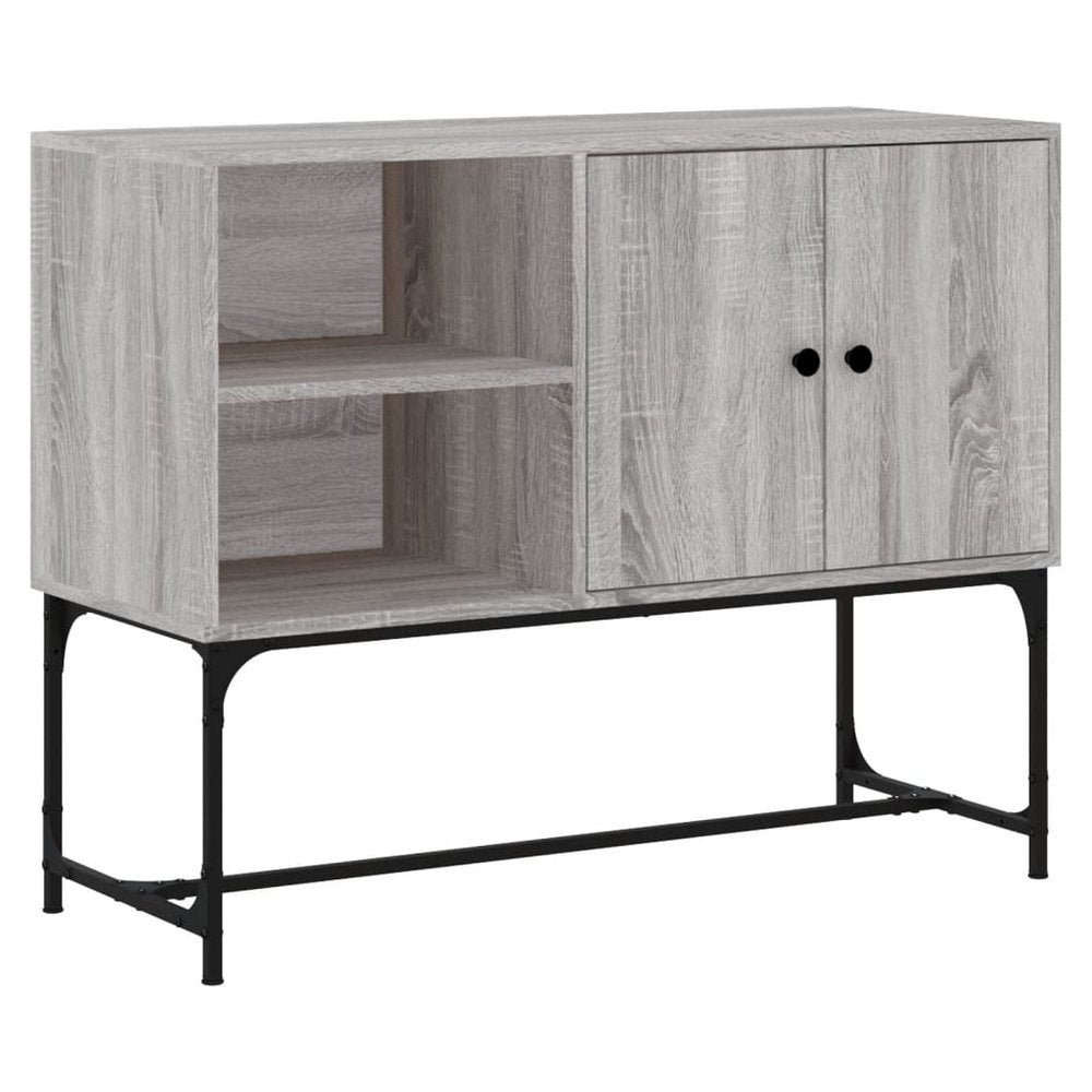 S0671346523 - Grigio Grey Wood Grain Sideboard 100cm - Coa Living