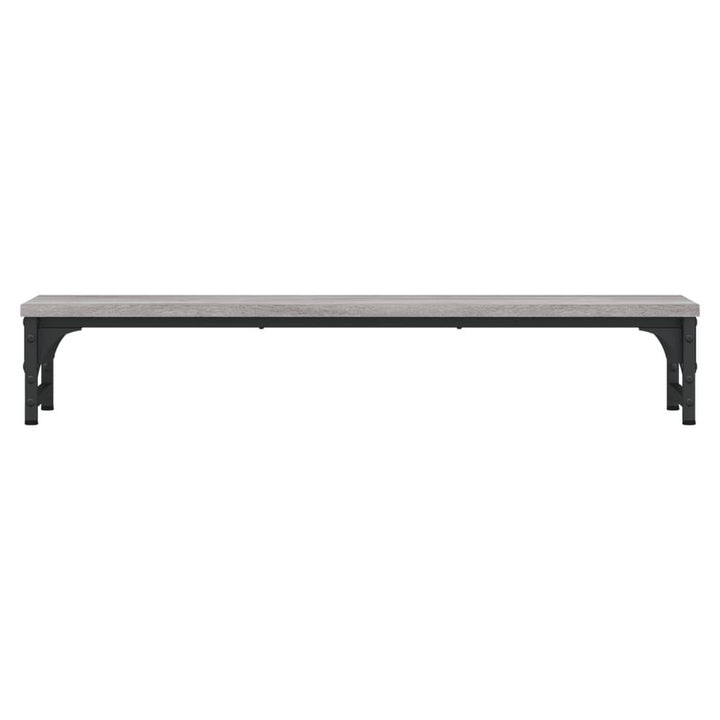 S0671359159 - Grigio Grey and Black Engineered Wood Monitor Stand 85cm - Coa Living