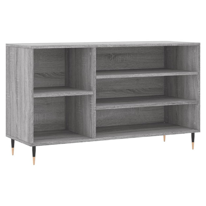 S0671359214 - Grigio Grey Wood Grain 102 cm Shoe Cabinet - Coa Living