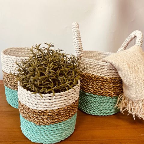 SBS-04 - Seagrass Basket Set - Coa Living