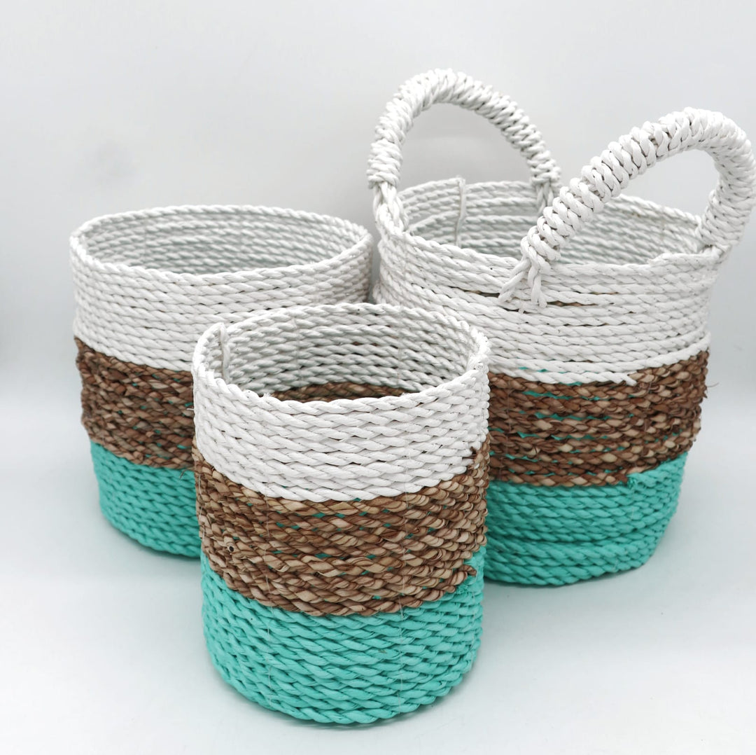 SBS-04 - Seagrass Basket Set - Coa Living