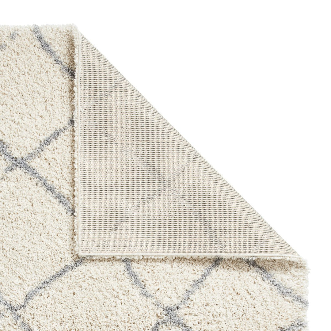 SCBG257CRMGRY1217 - Scandi Berber G257 Shaggy Rug - Coa Living