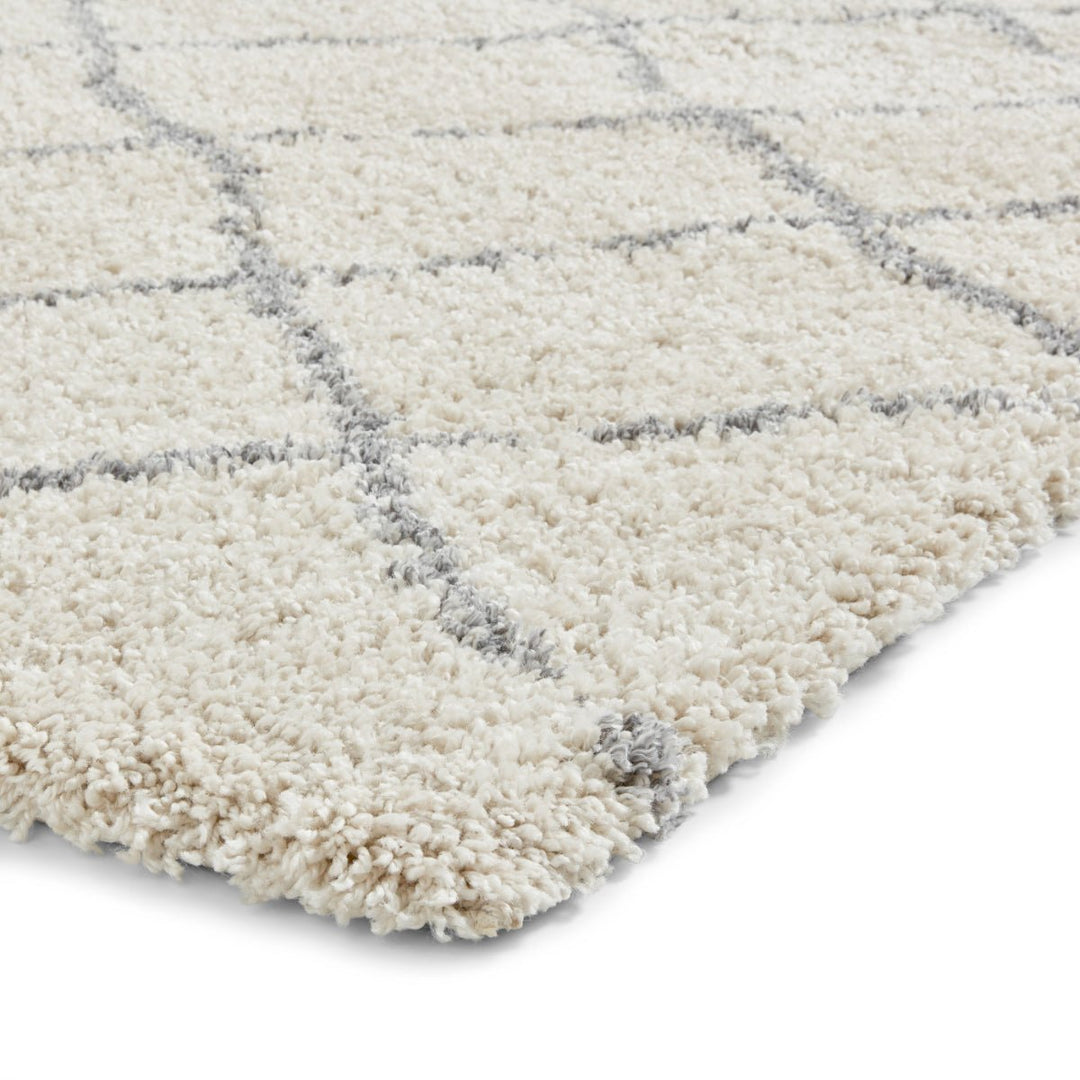 SCBG257CRMGRY1217 - Scandi Berber G257 Shaggy Rug - Coa Living