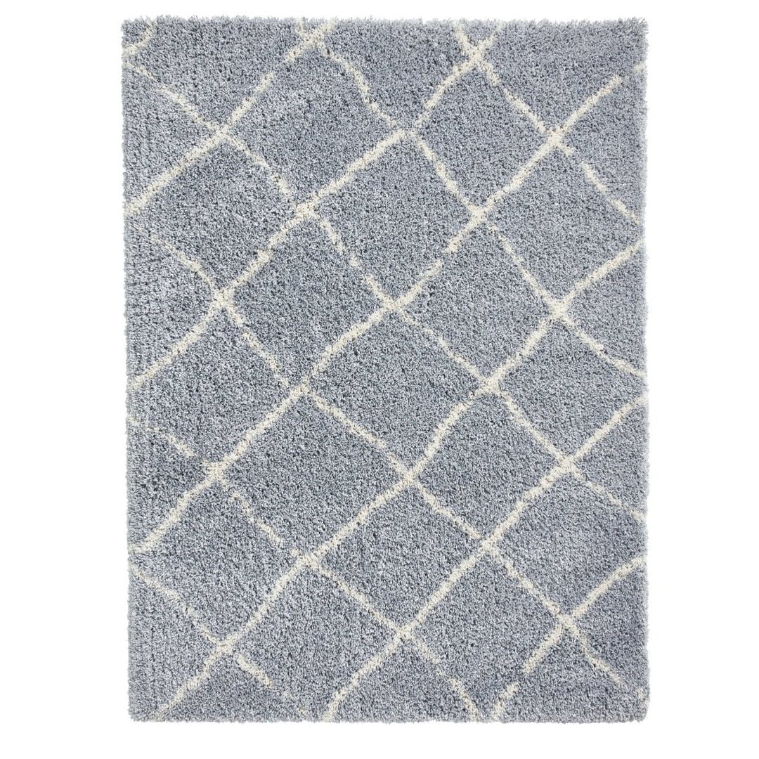 SCBG257GRYCRM1217 - Scandi Berber G257 Shaggy Rug - Coa Living