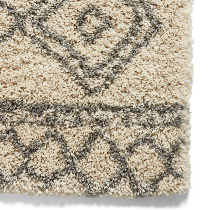 SCBG276CRMGRY1217 - Scandi Berber G276 Shaggy Rug - Coa Living