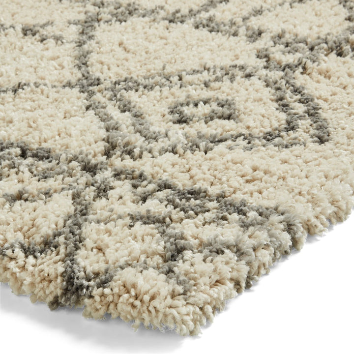 SCBG276CRMGRY1217 - Scandi Berber G276 Shaggy Rug - Coa Living