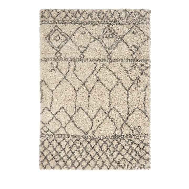 SCBG276CRMGRY1217 - Scandi Berber G276 Shaggy Rug - Coa Living