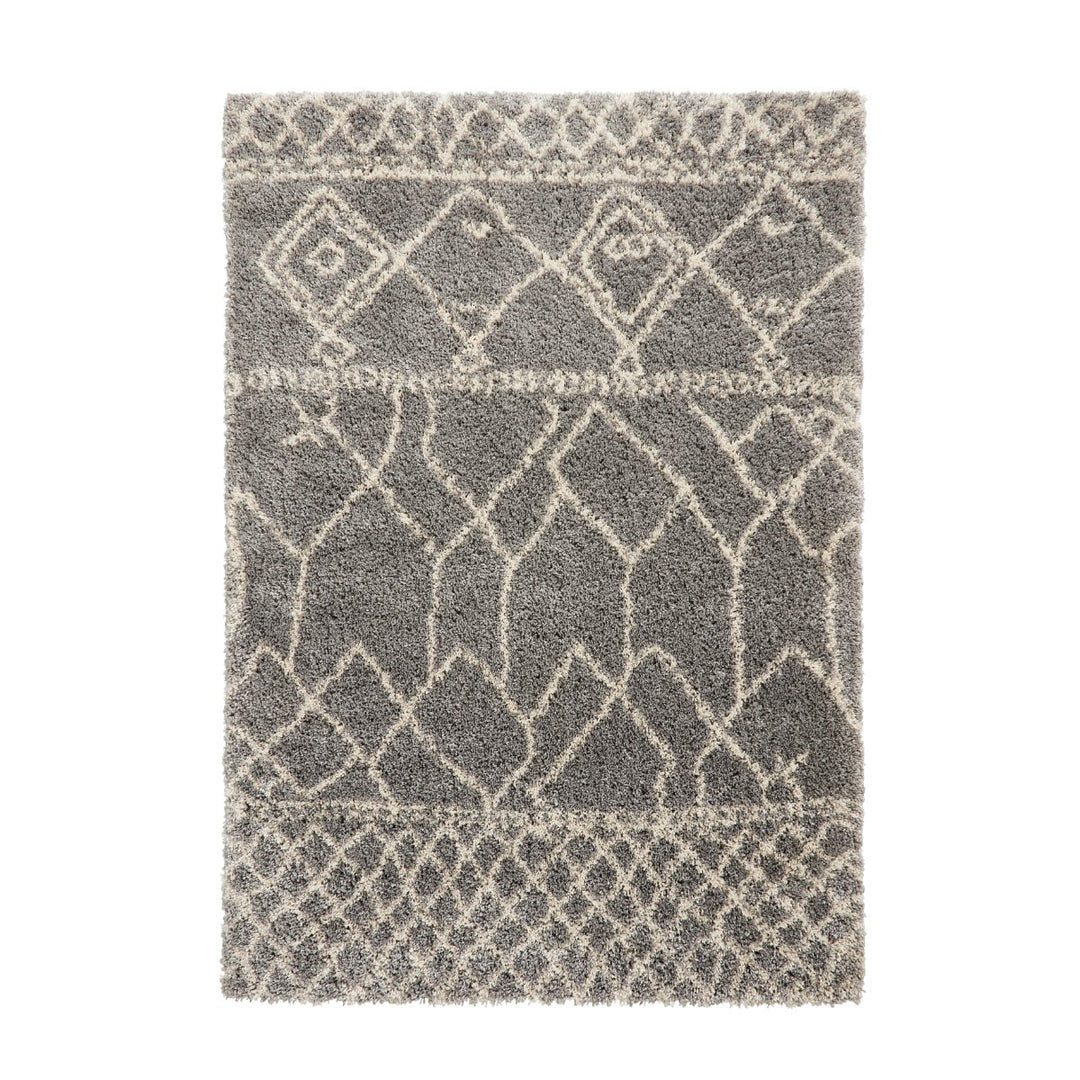 SCBG276GRYCRM1217 - Scandi Berber G276 Shaggy Rug - Coa Living