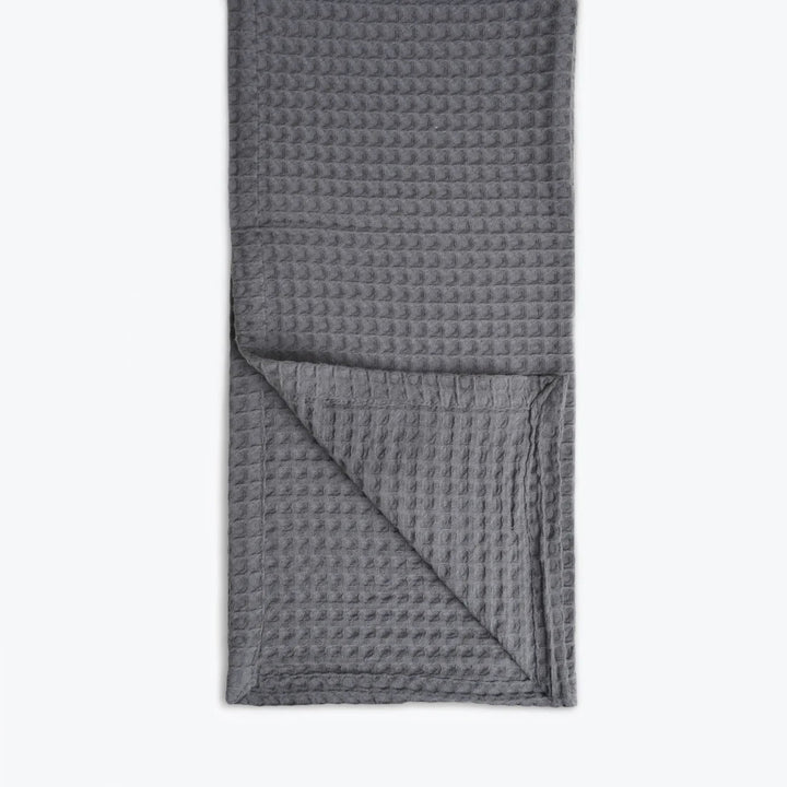 SEDONAWAFFLESMALLGREY - Hotel Waffle Throw - Coa Living