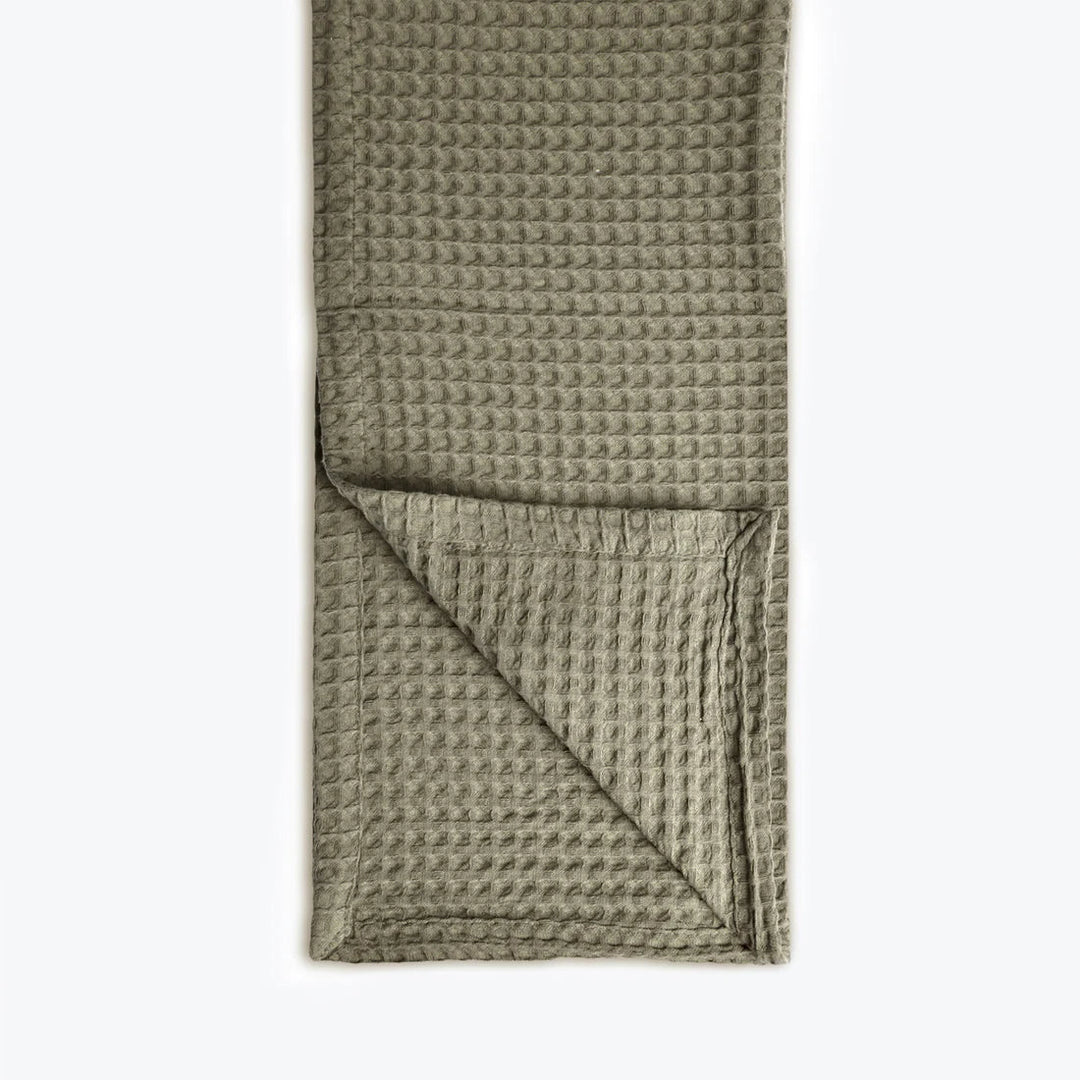 SEDONAWAFFLESMALLKHAKI - Hotel Waffle Throw - Coa Living