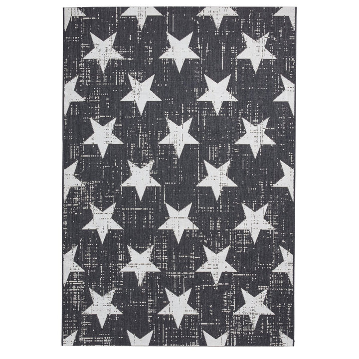 SM48648BLKWHT1217 - Santa Monica 48648 Indoor/Outdoor Rug - Coa Living