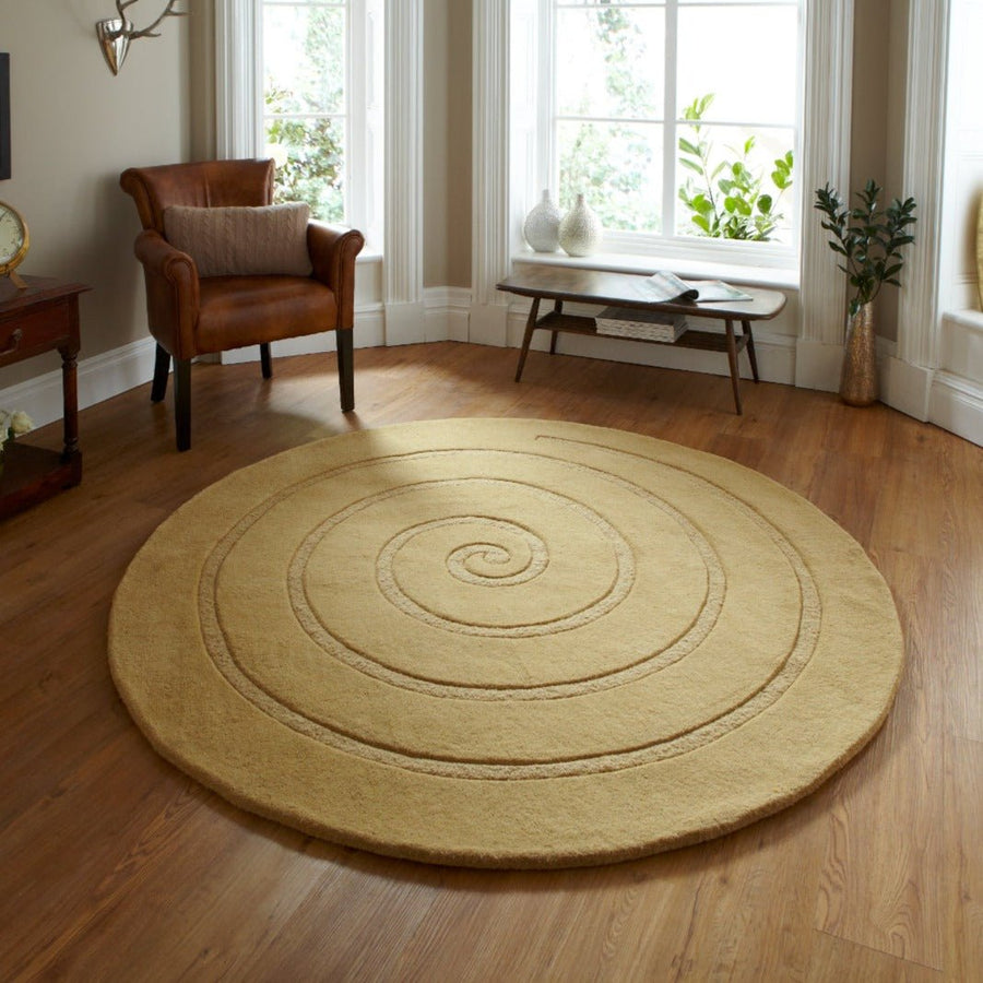 SPIRAL3-140X140 - Spiral Wool Rug - Coa Living