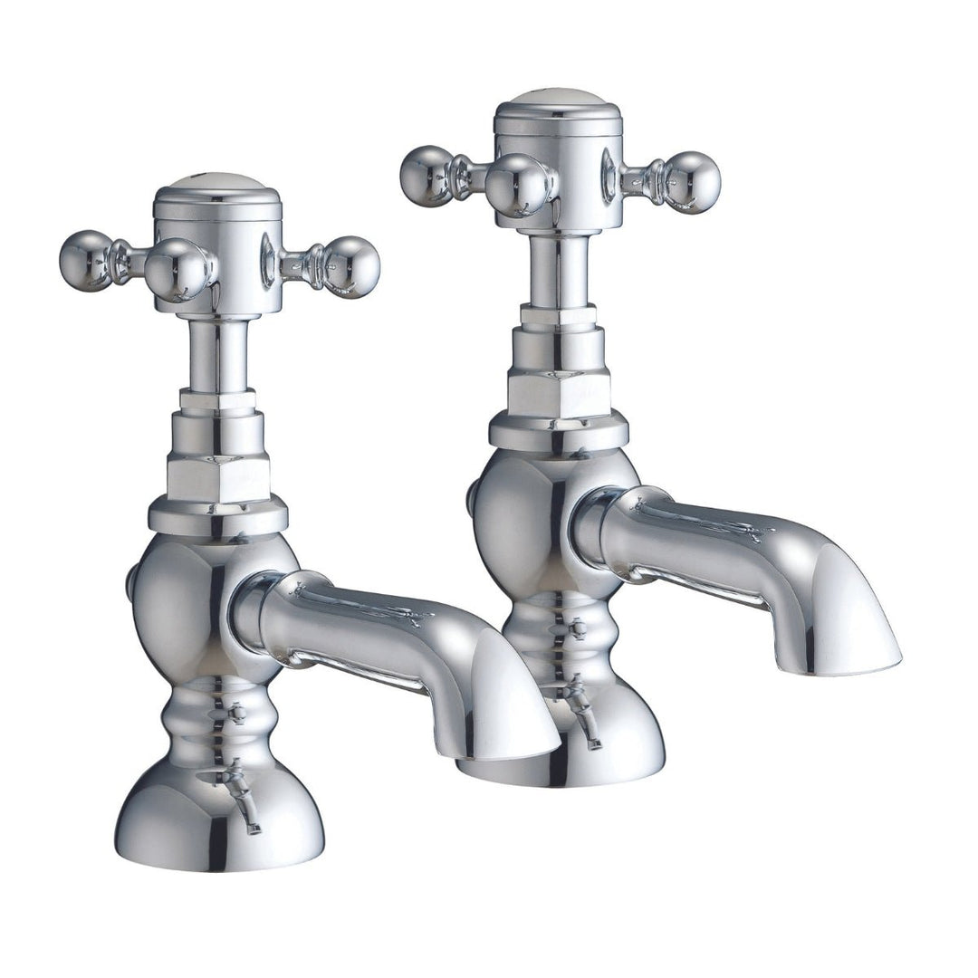 TAP194 - Harrogate Basin Pillar Taps in Chrome - Coa Living